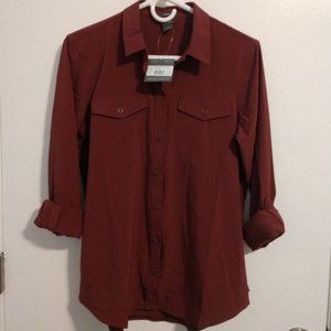 Eddie Bauer Departure Collection Long Sleeve Shirt with SPF Protection - Small